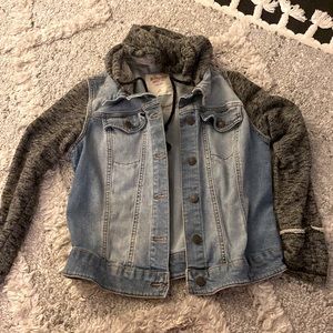 Jean sweater jacket